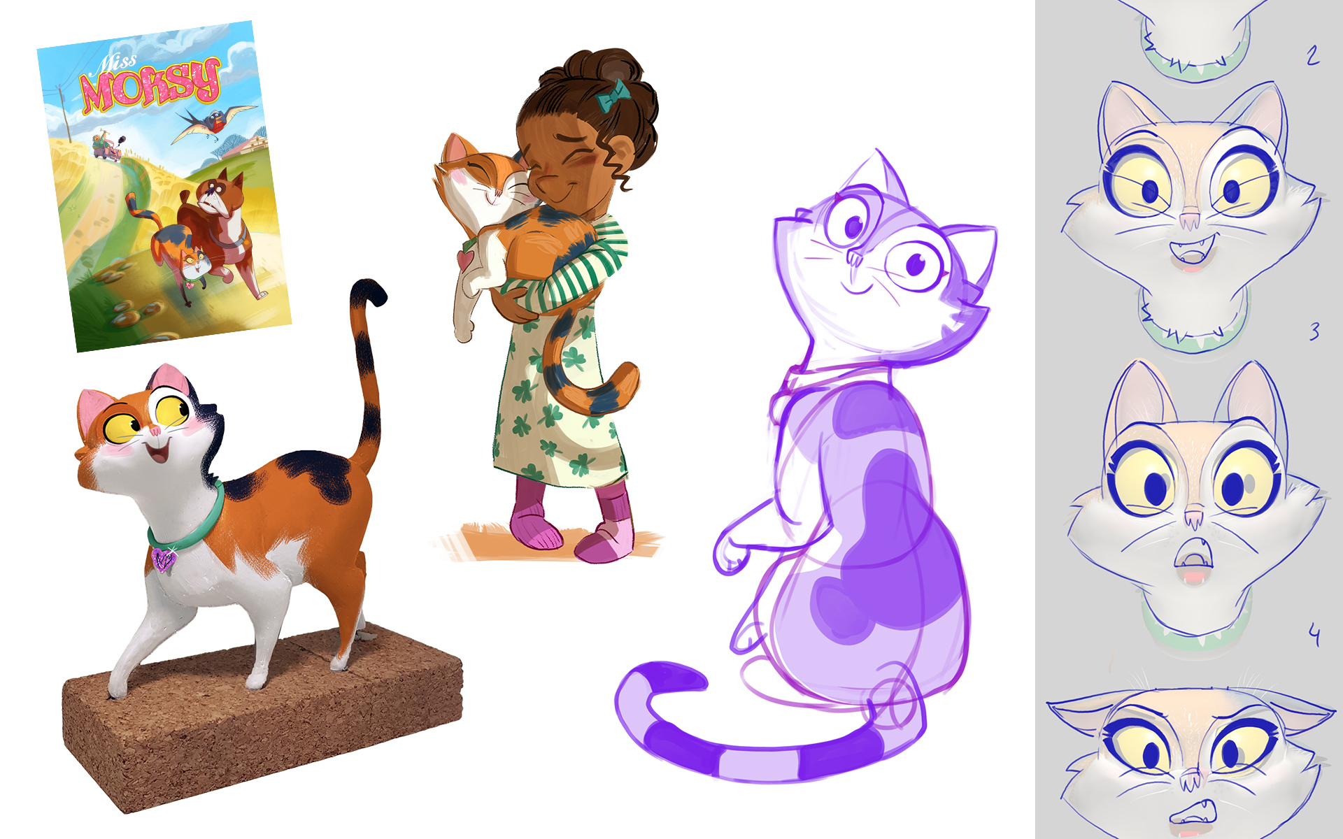 Miss Moxy Character design and Visual Developement for the animated feature film "Miss Moxy".
