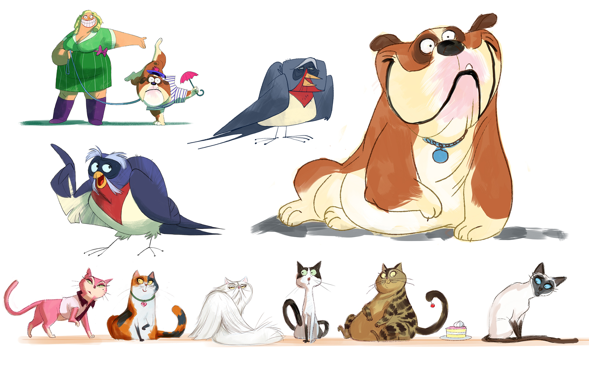 Miss Moxy Character design and Visual Developement for the animated feature film "Miss Moxy".