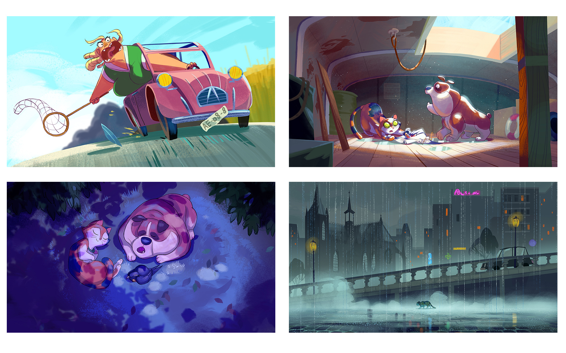 Miss Moxy Character design and Visual Developement for the animated feature film "Miss Moxy".