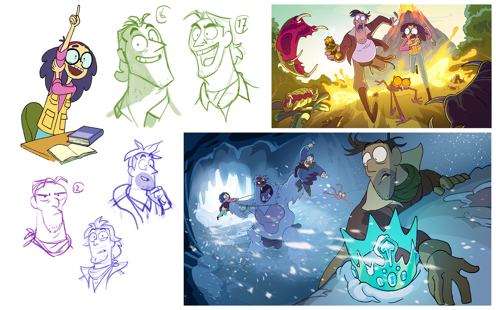 Digman! character design Character Design and Vis Dev for Digman!, an animated series by CBS/the Lonely Island.